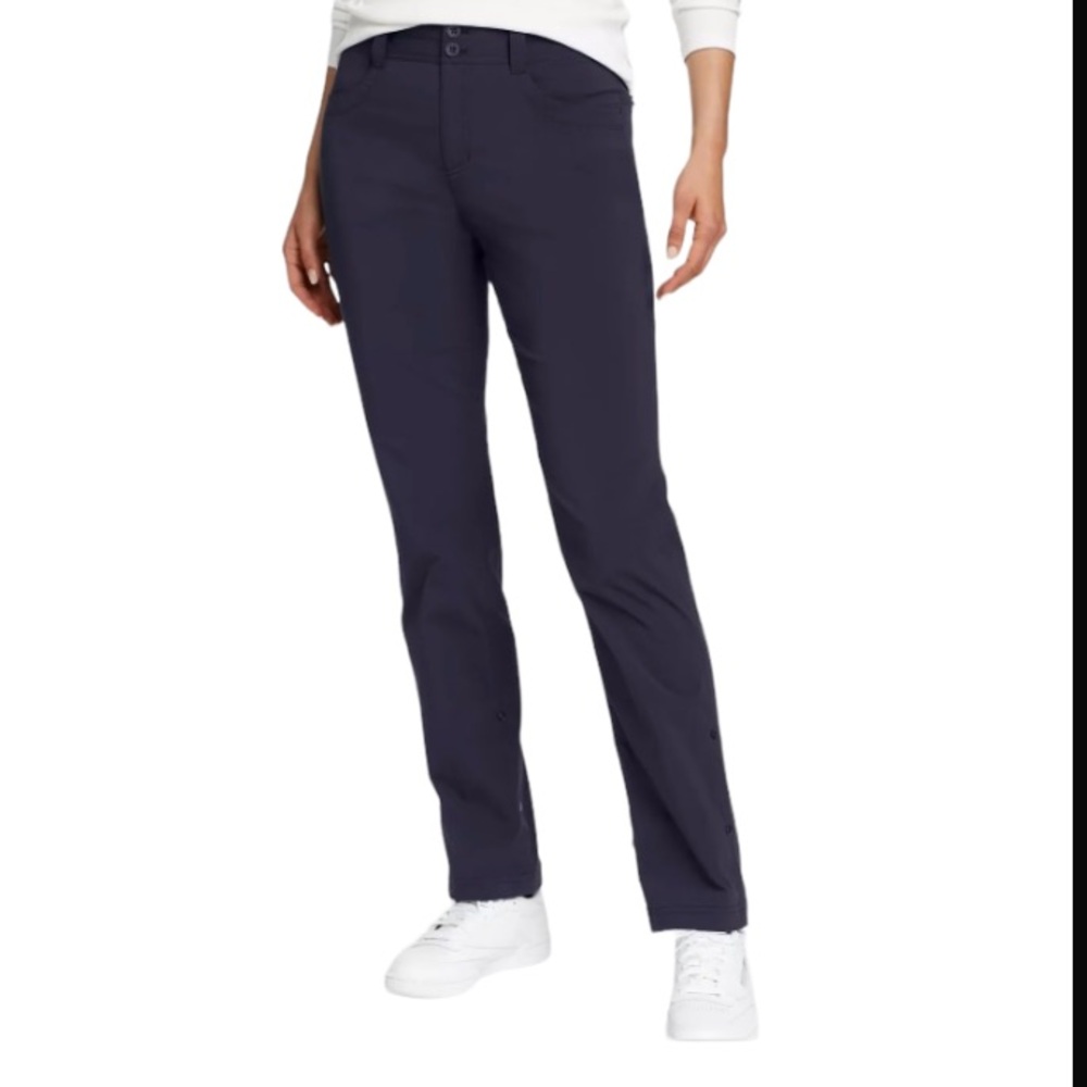 Eddie Bauer Sightscape Horizon Convertible Roll Up Pants Atlantic Blue UPF50